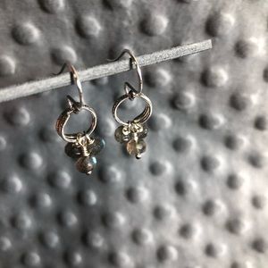 Labradorite and Sterling Silver Earrings